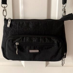 Baggallini black leopard crossbody. NWOT